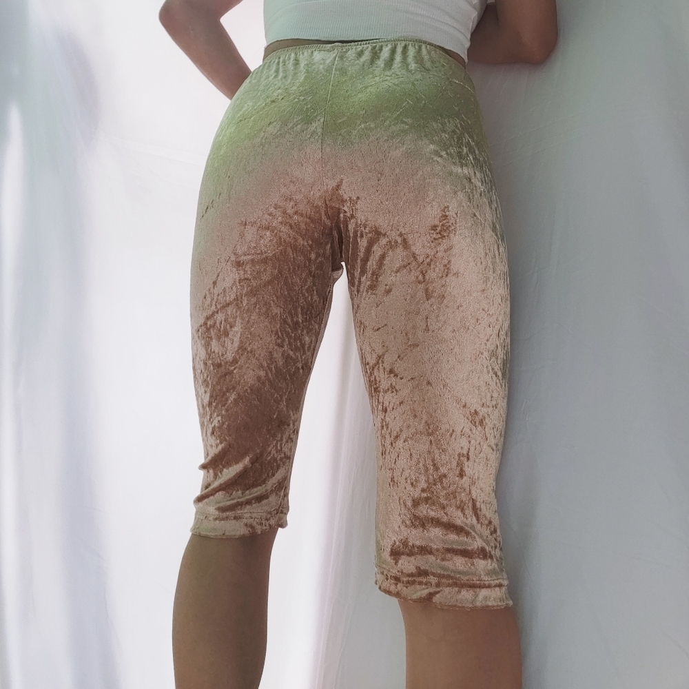 Gold Biker Shorts